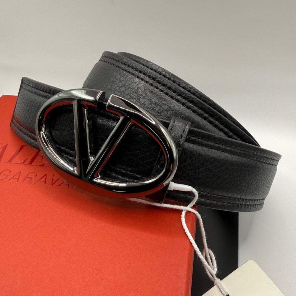 Valentino Garavani V-Logo "The Bold Edition" Men’s Belt – Calfskin – Size IT 95 - Picture 2 of 6